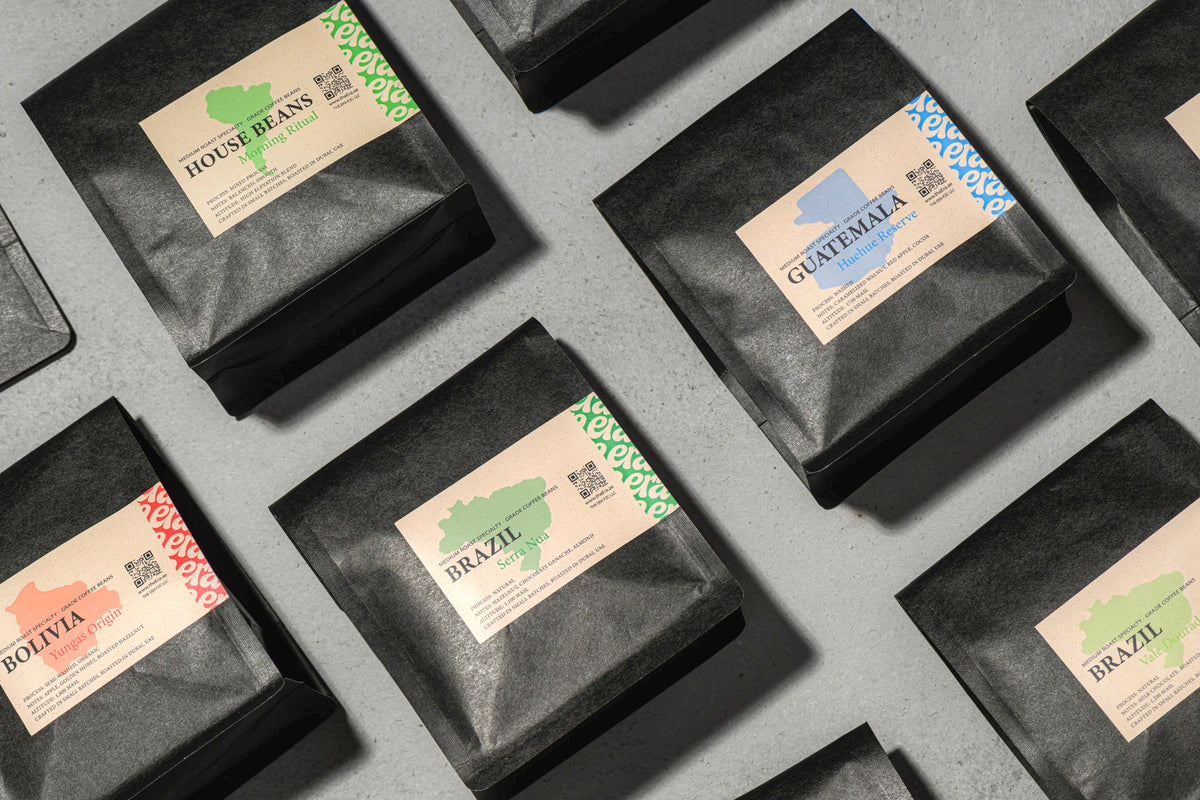Freshly roasted specialty coffee beans by The Era Store, Dubai