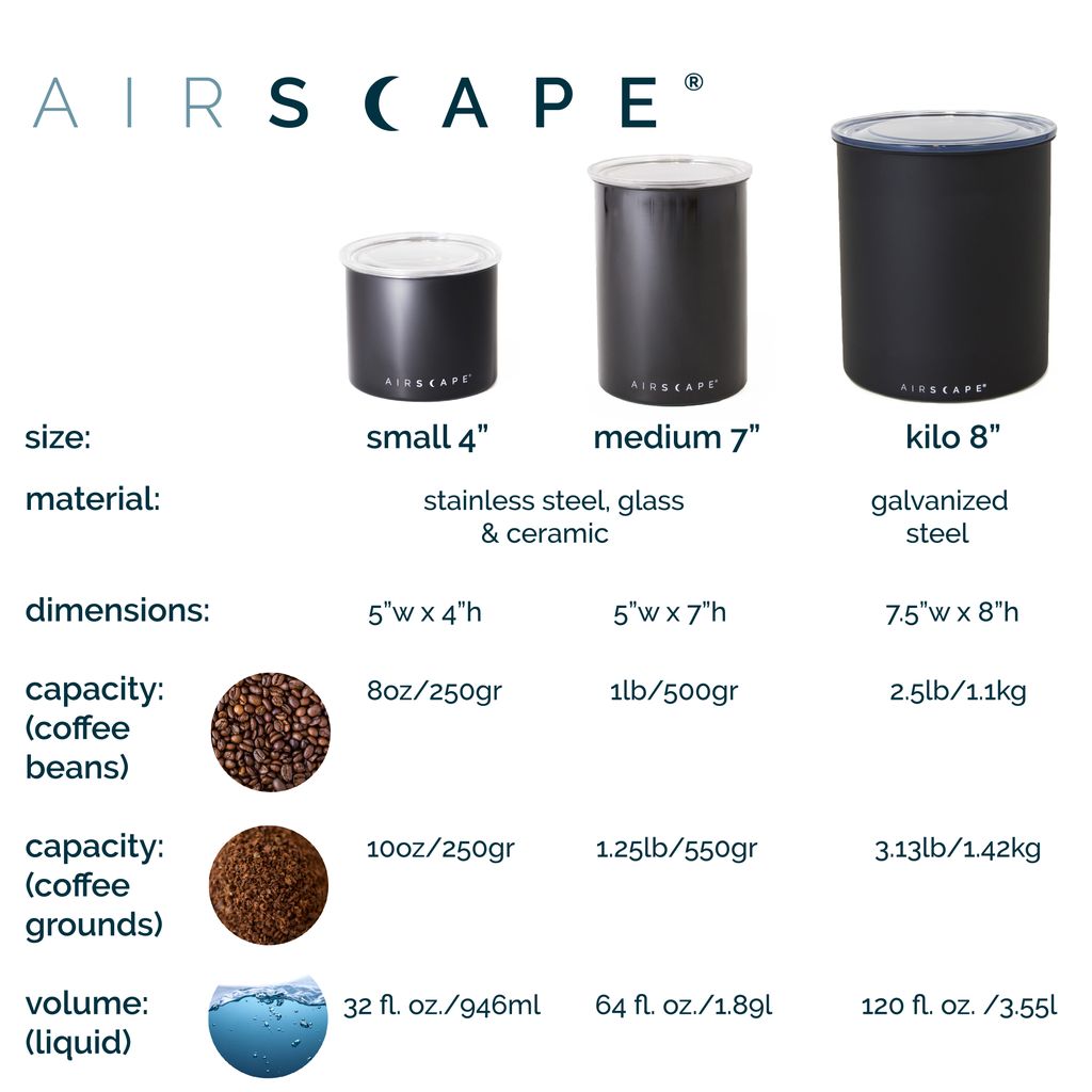 Airscape® Classic Coffee Canister