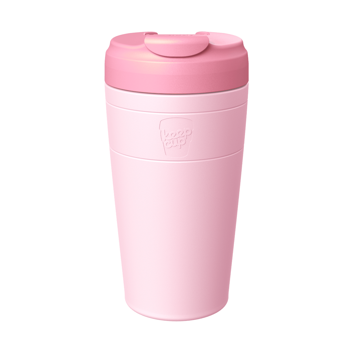 KeepCup Commuter 454ml in Pashmak Pink, front view on white background
