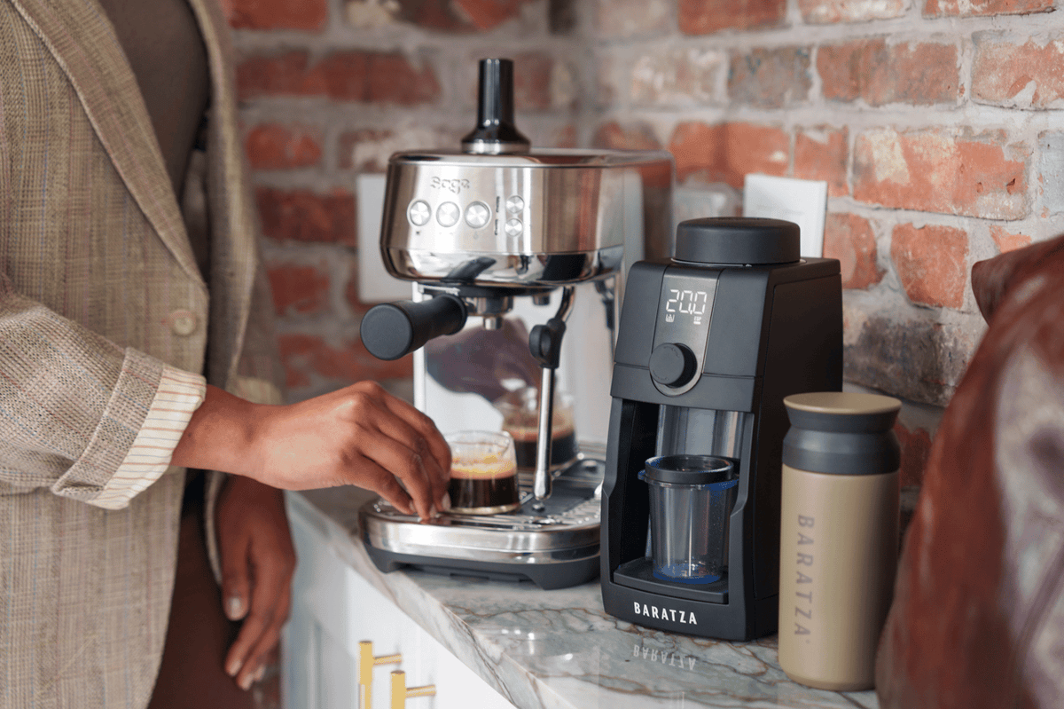Baratza Encore ESP Pro on a kitchen counter