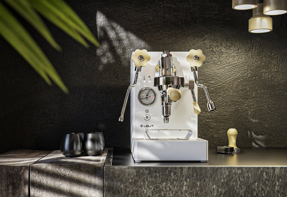 Lelit MaraX Espresso Machine in a home kitchen