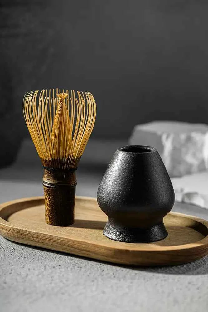 Sumi Professional-Grade Dark Bamboo Chasen — Matcha Whisk