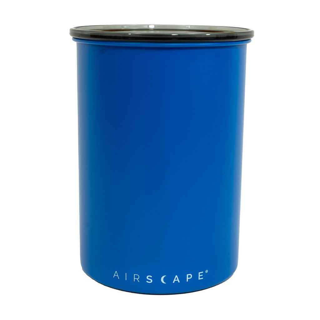 Airscape Classic coffee canister - Matte Blue, medium