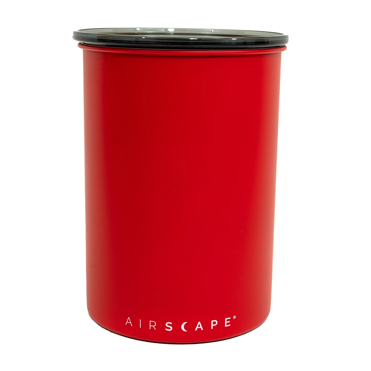 Airscape Classic coffee canister - Matte Red, medium