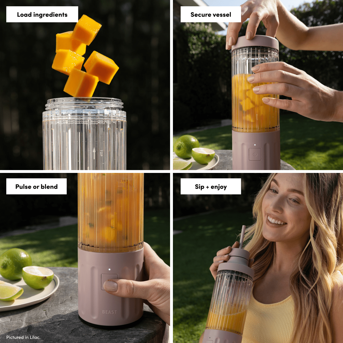 Beast GO Cordless blender detail