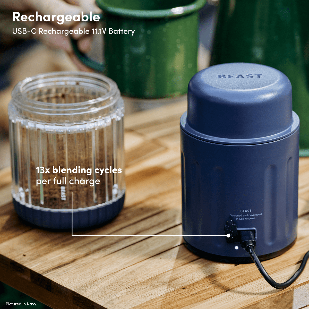 Beast GO Cordless with drinking lid and straw