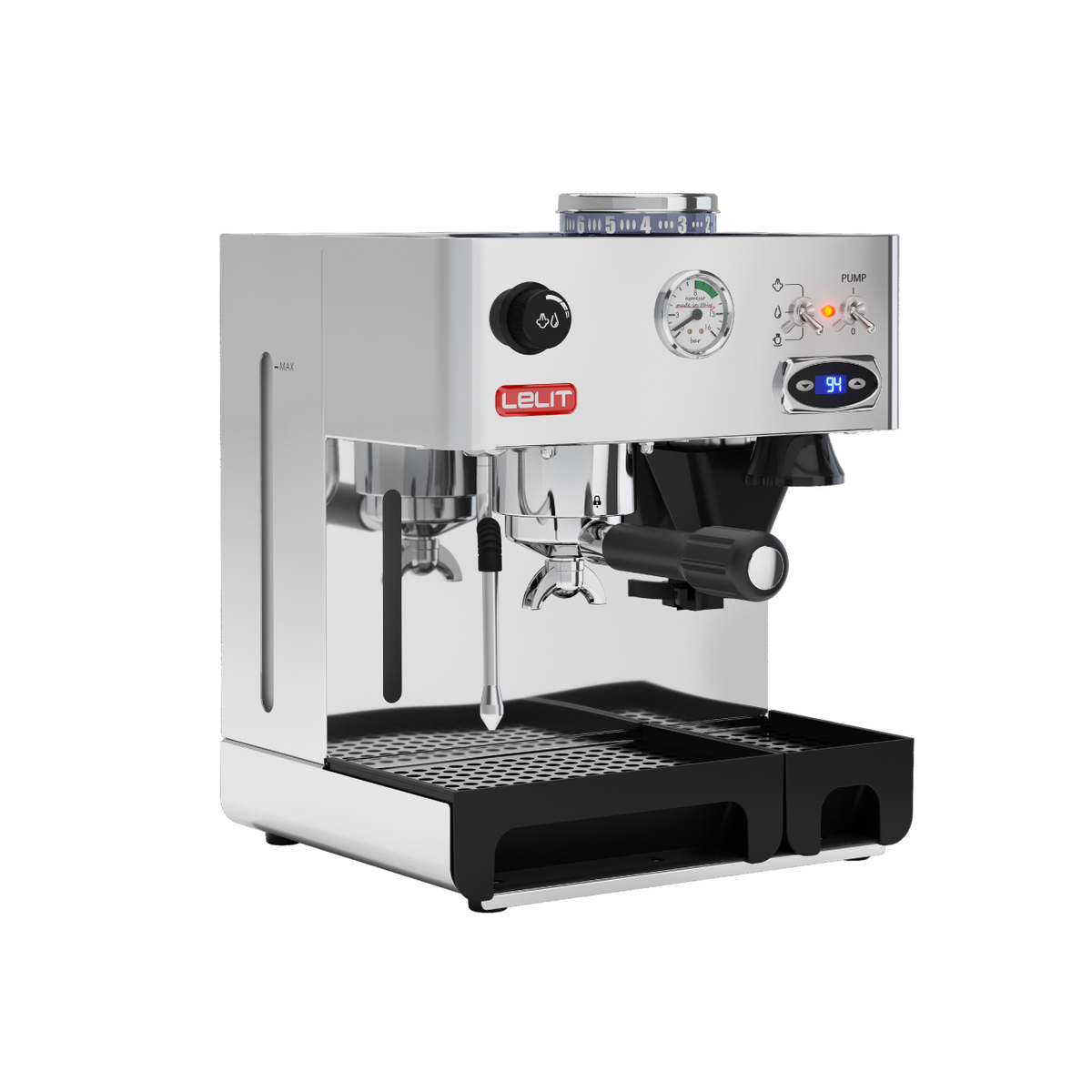 Lelit Anita Espresso Machine with Grinder, alternate view