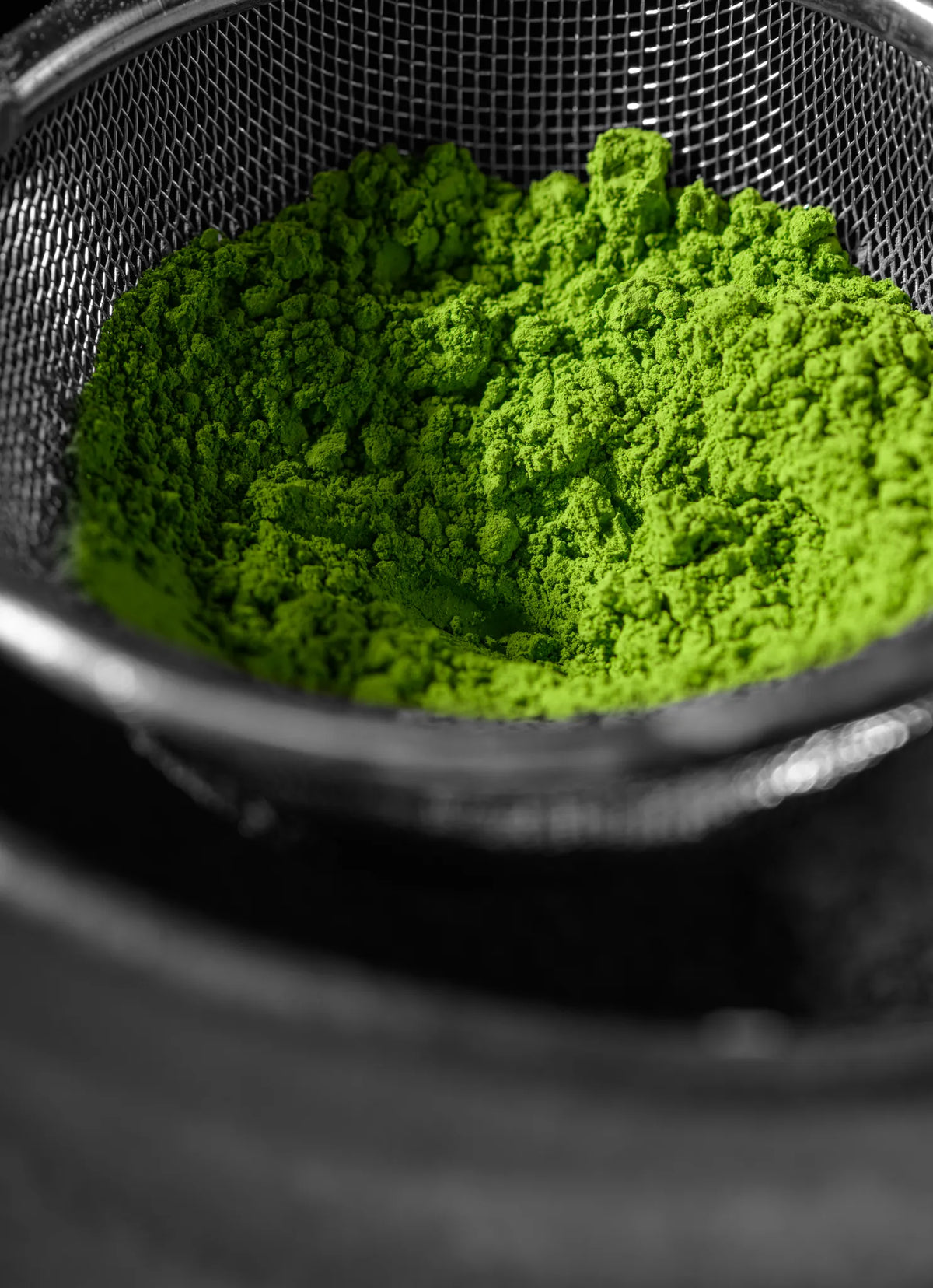 Vibrant green Era ceremonial matcha powder from Uji, Kyoto