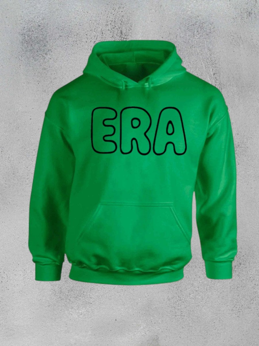 Era jumper in cotton fleece with bold Era print