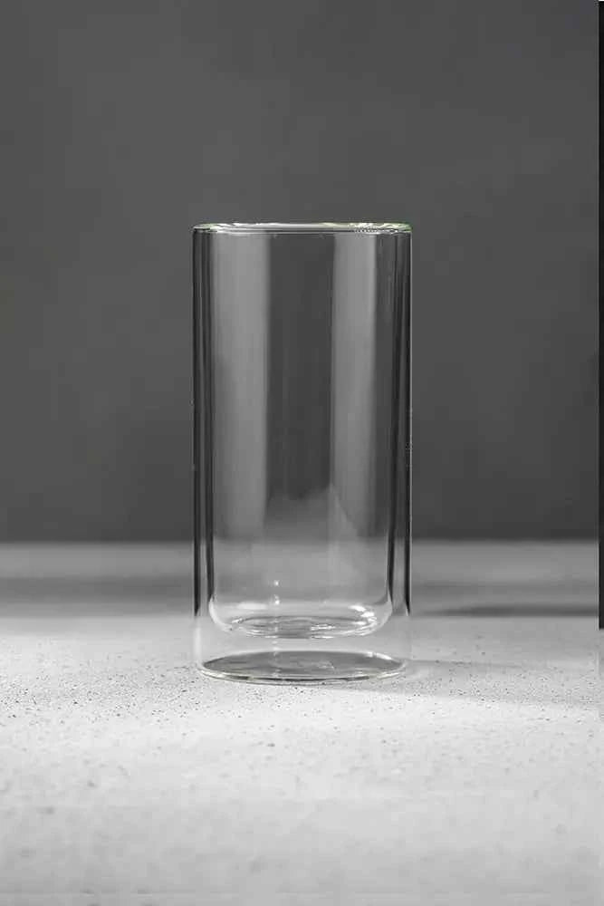 Era Kumo Cup in Colorless, double-walled Japanese glass