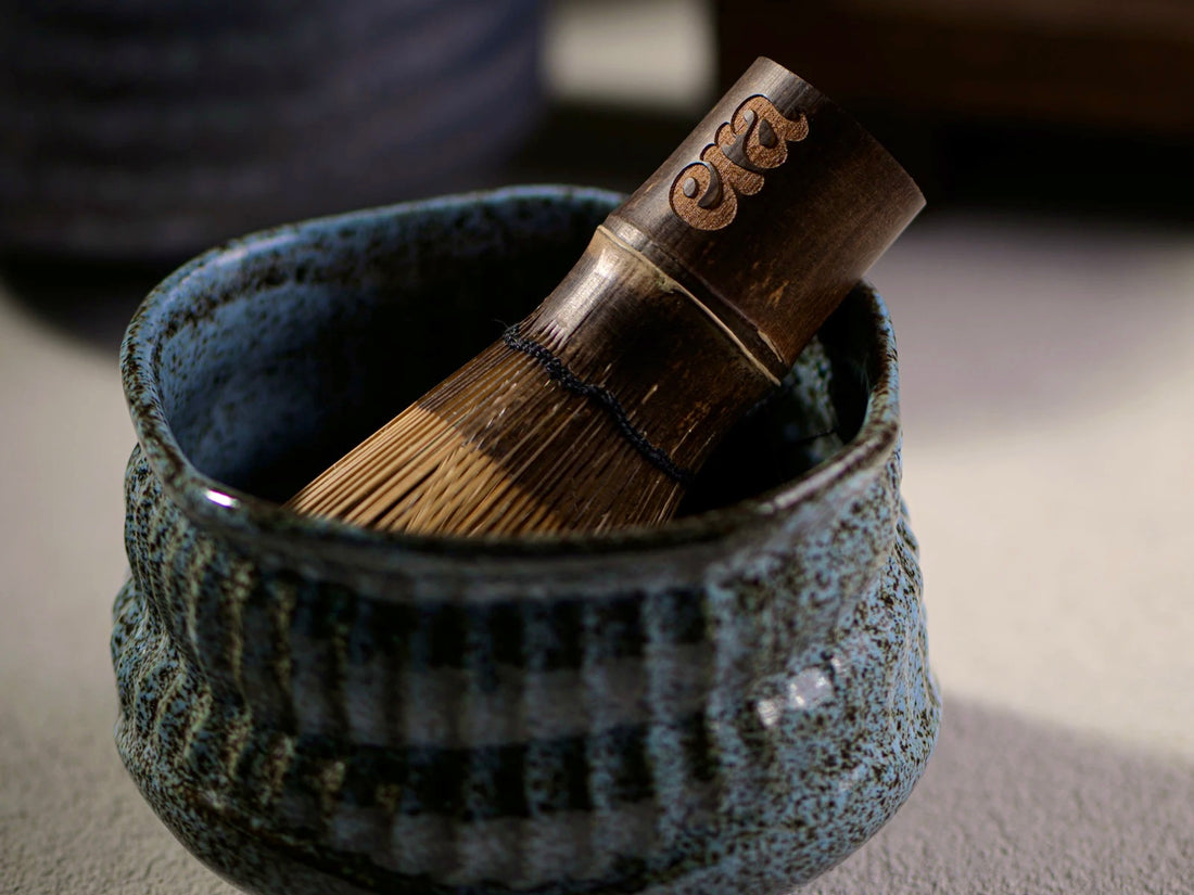 Era matcha ritual set with bowl, whisk, and accessories