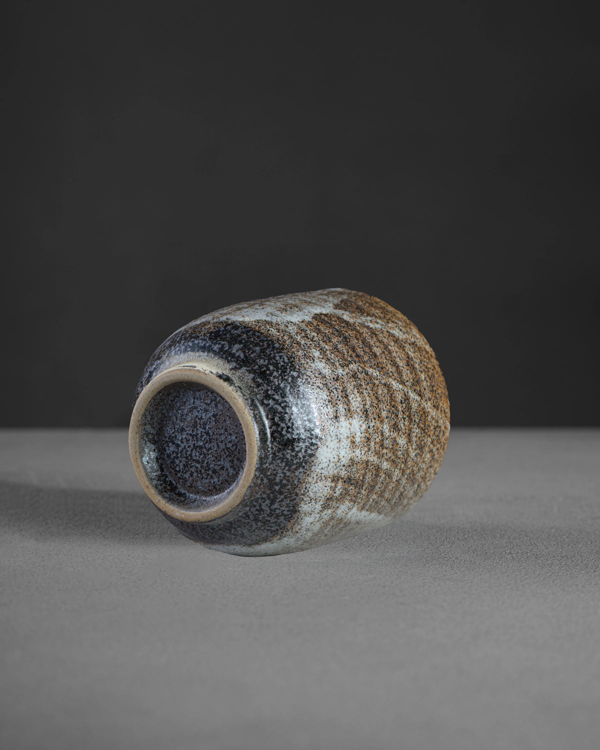 Yutaka Series Haiyu cup base - foot ring detail, Mino ware Japan