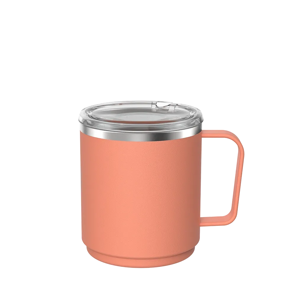 KeepCup Camp Mug Clay - handle and lid detail