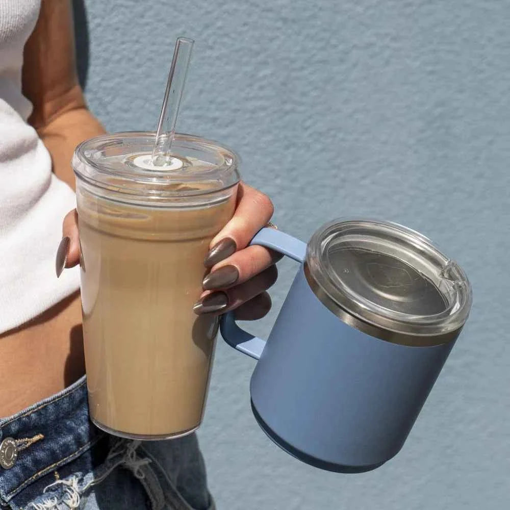 KeepCup Camp Mugs with iced coffee
