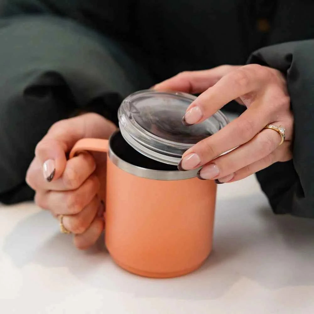 KeepCup Camp Mug with clear Quicksip lid