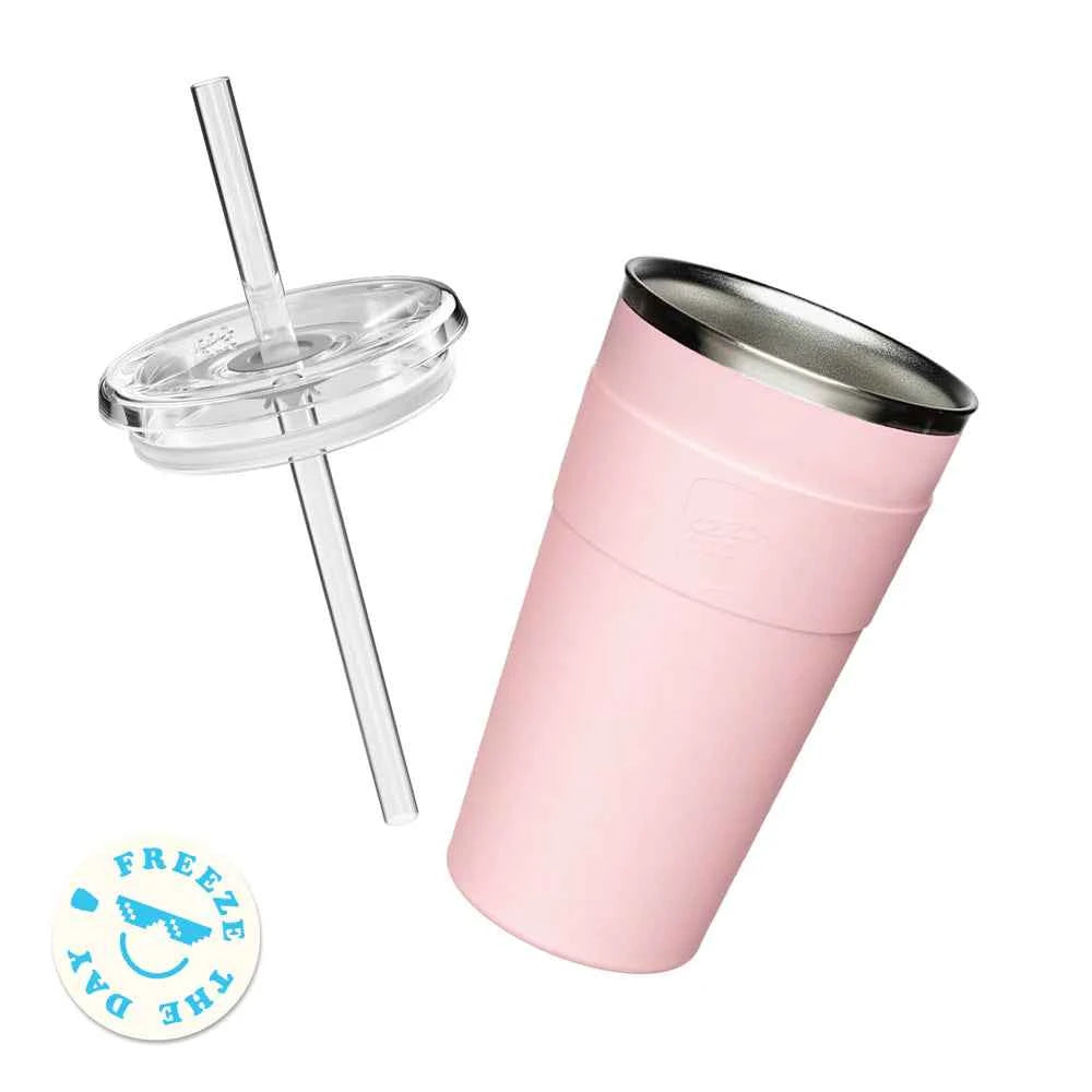 KeepCup Cold Cup Thermal - lid, straw and insulated body