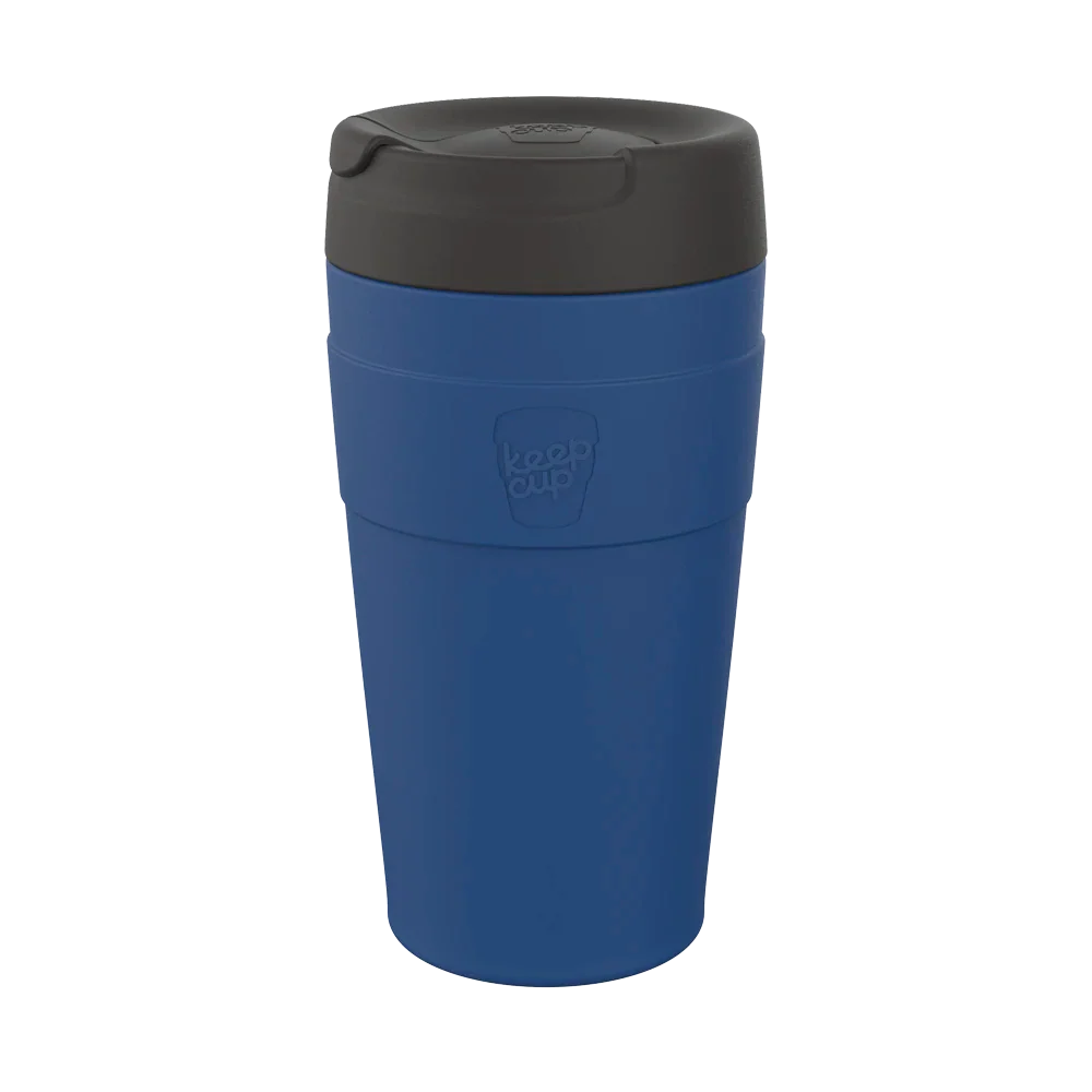 KeepCup Commuter 440ml - Cobalt Black insulated travel mug