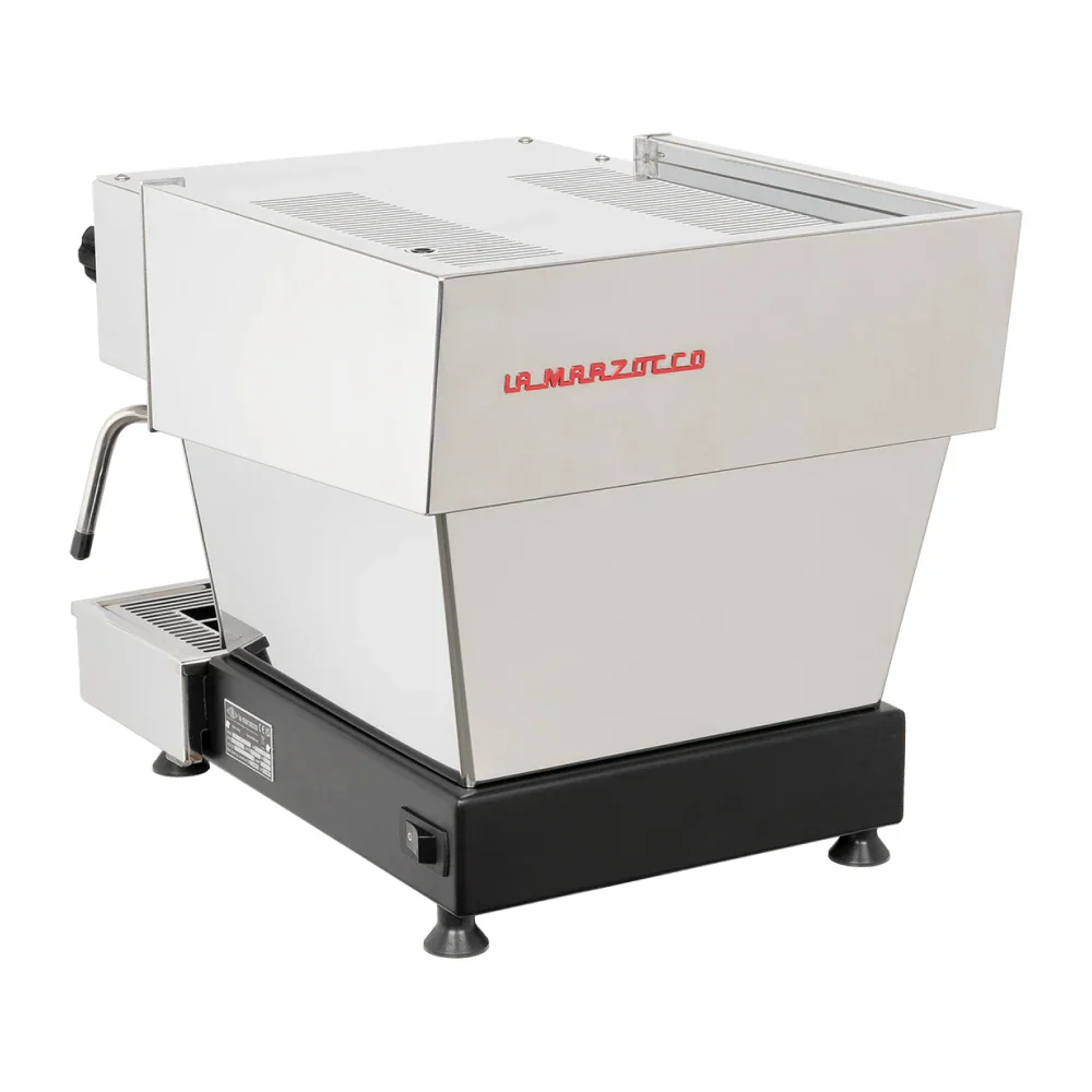 La Marzocco Linea Mini R Stainless Steel - angled view