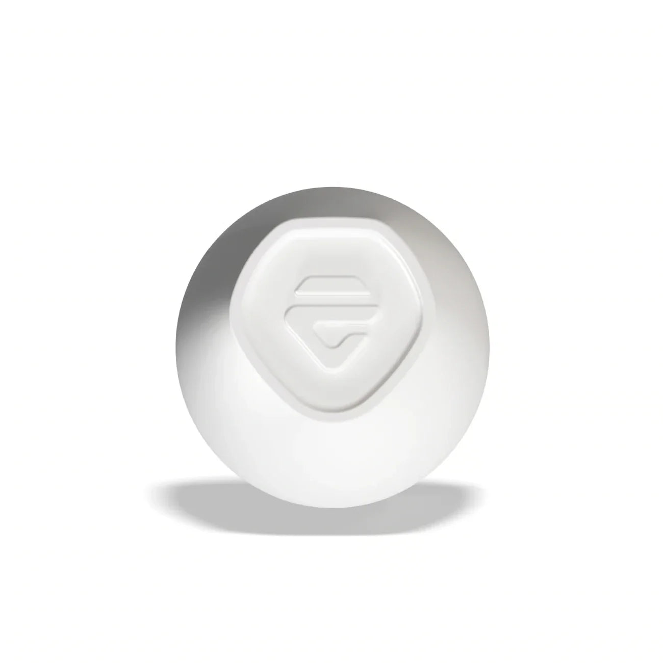 Lelit cappuccino cup in white - gem-shaped base with signature Lelit logo