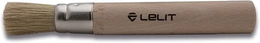 Lelit wooden brush with natural bristles included with the knock box drawer