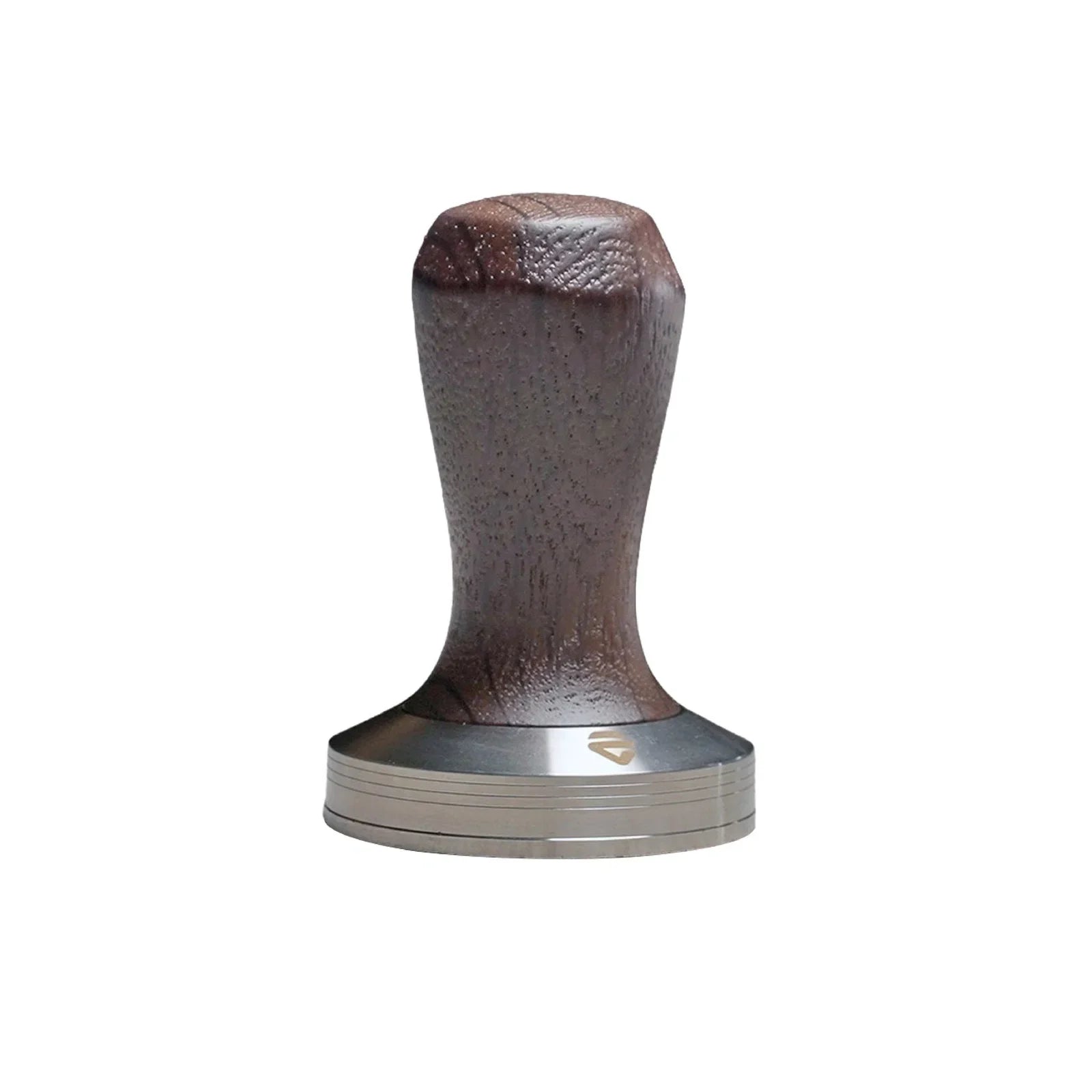 LELIT58 tamper with smoked oak gem-shaped handle included with the Lelit MaraX3
