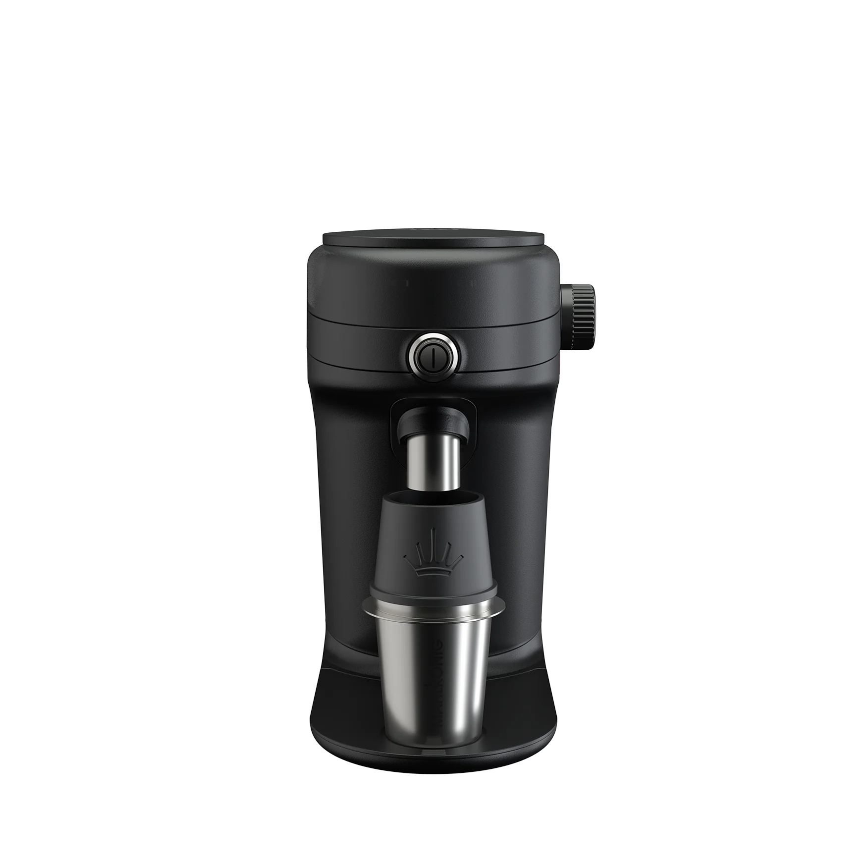 Mahlkönig X64 SD Black with portafilter dosing cup