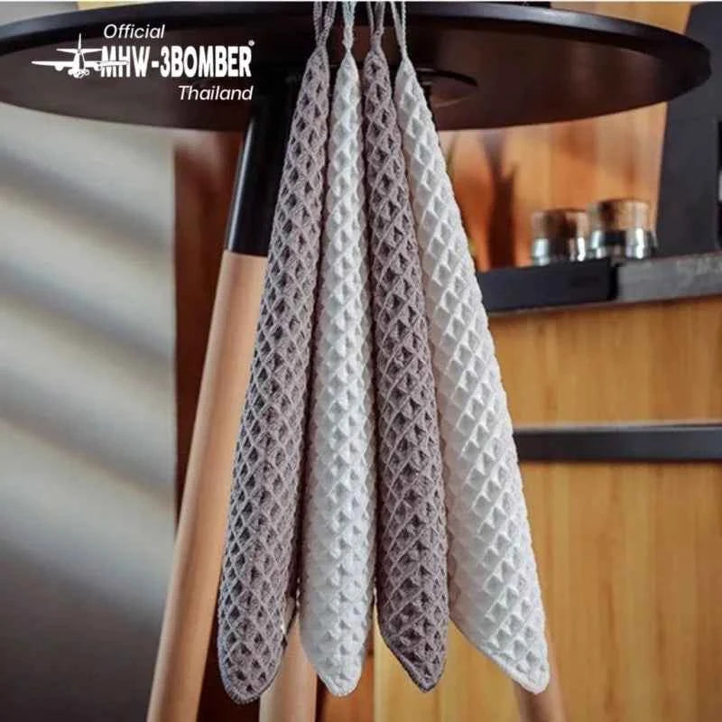 MHW-3BOMBER barista towel - Light Grey