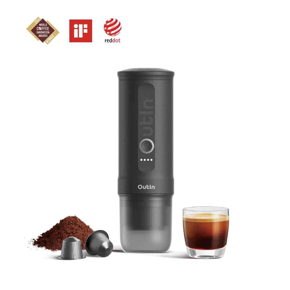 OutIn Nano portable espresso machine - Space Grey