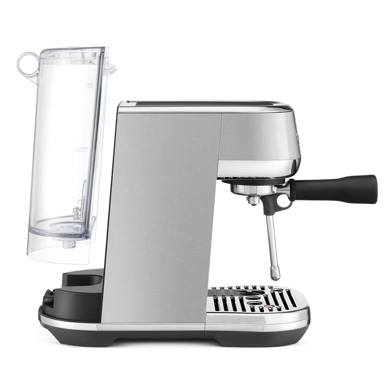 Removing the water tank from the Sage Bambino Plus