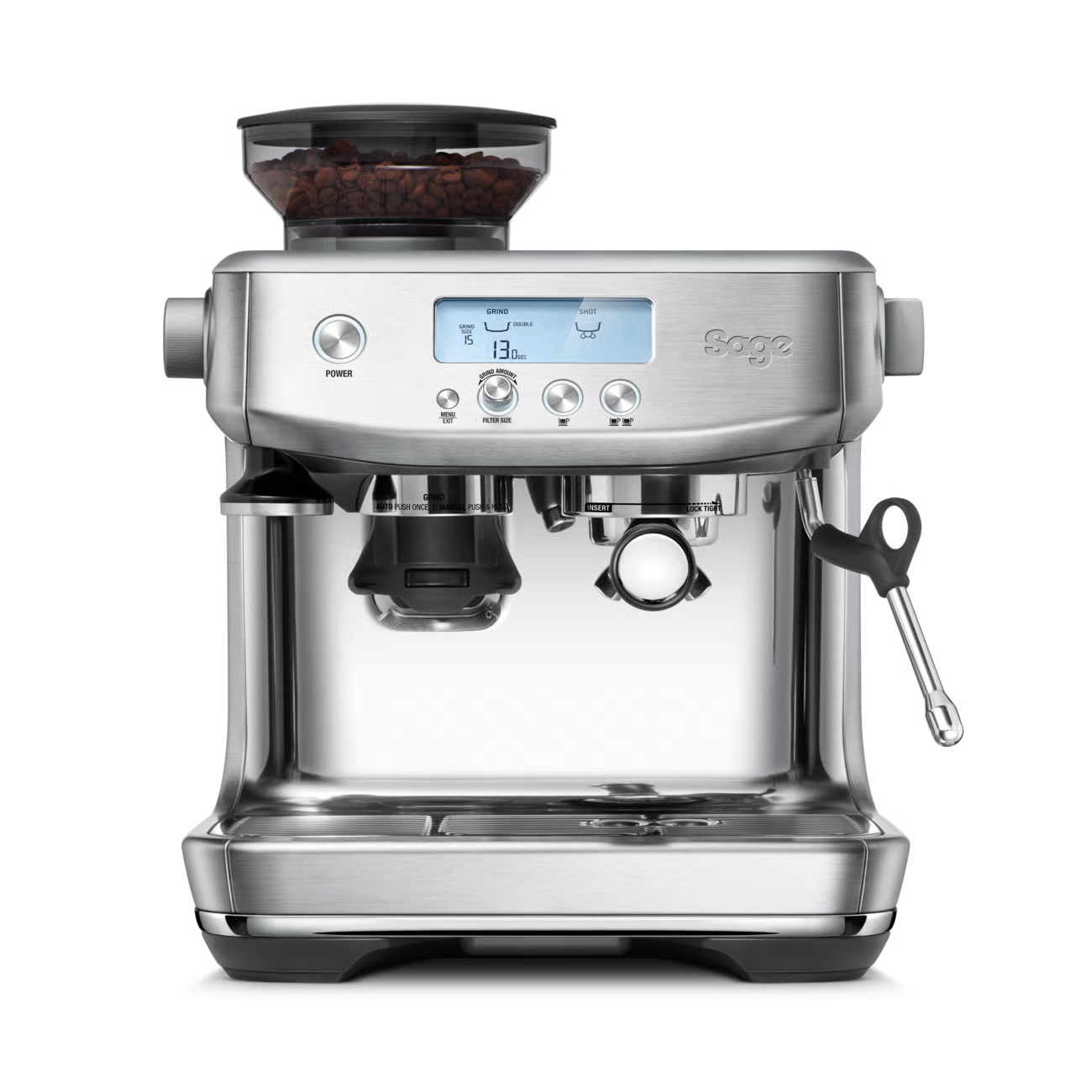 Sage Barista Pro espresso machine - Brushed Stainless Steel