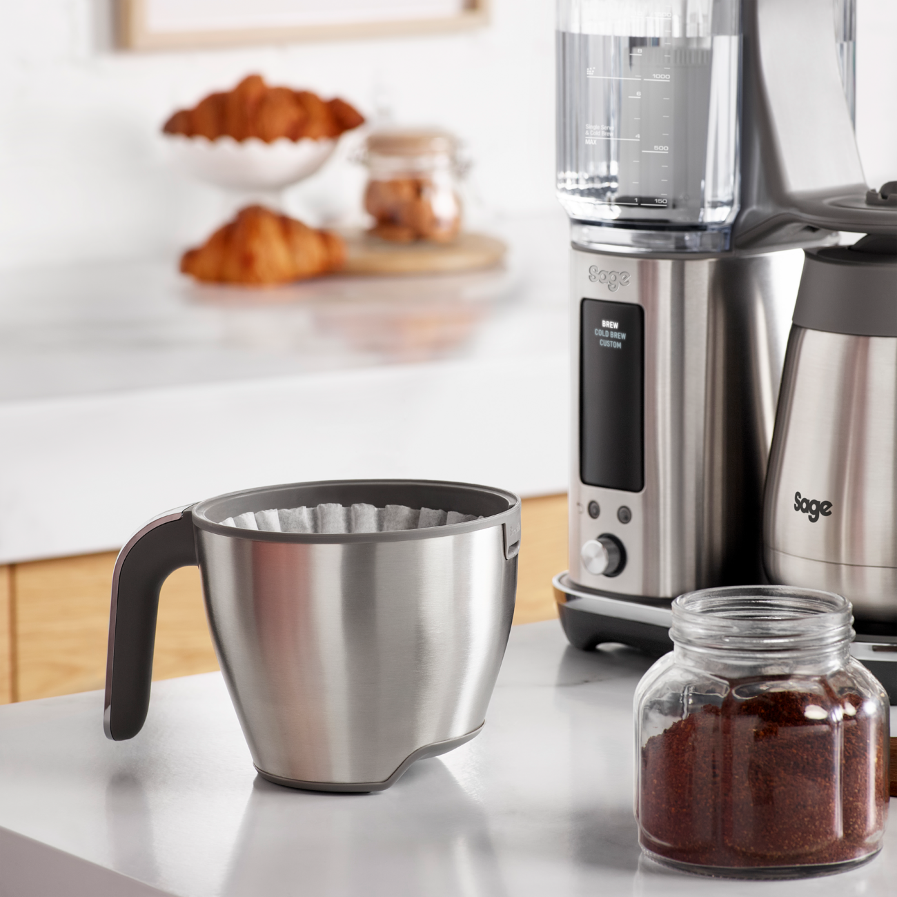 Sage Luxe Brewer Thermal brewing morning coffee