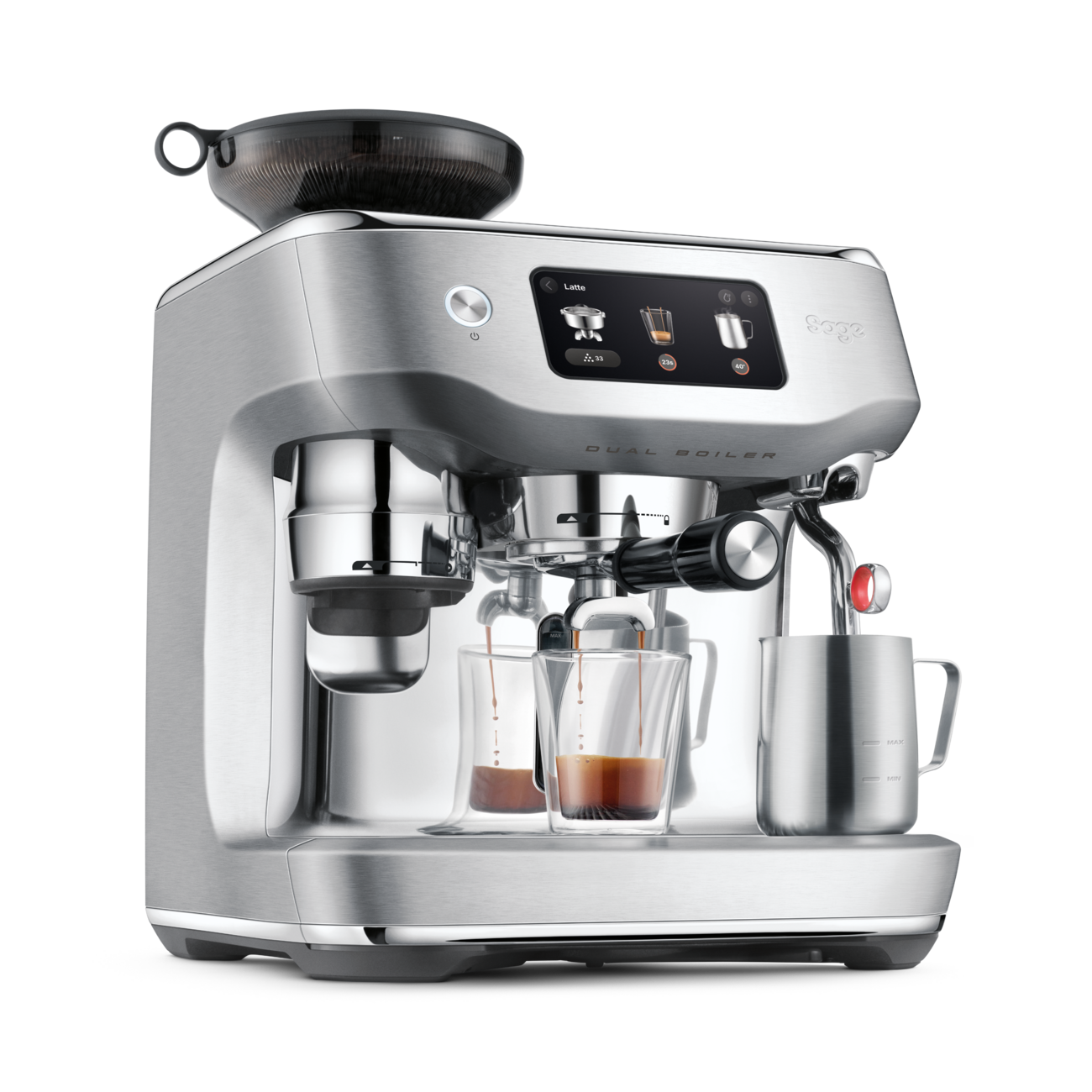 Sage Oracle Dual Boiler with Auto MilQ steam wand