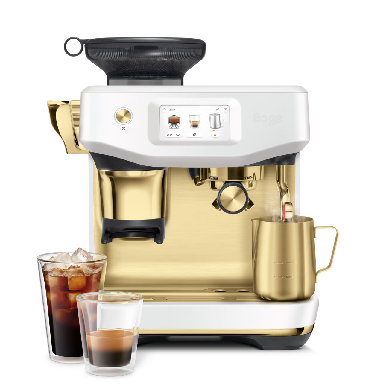Sage Barista Touch Impress - Sea Salt Brass