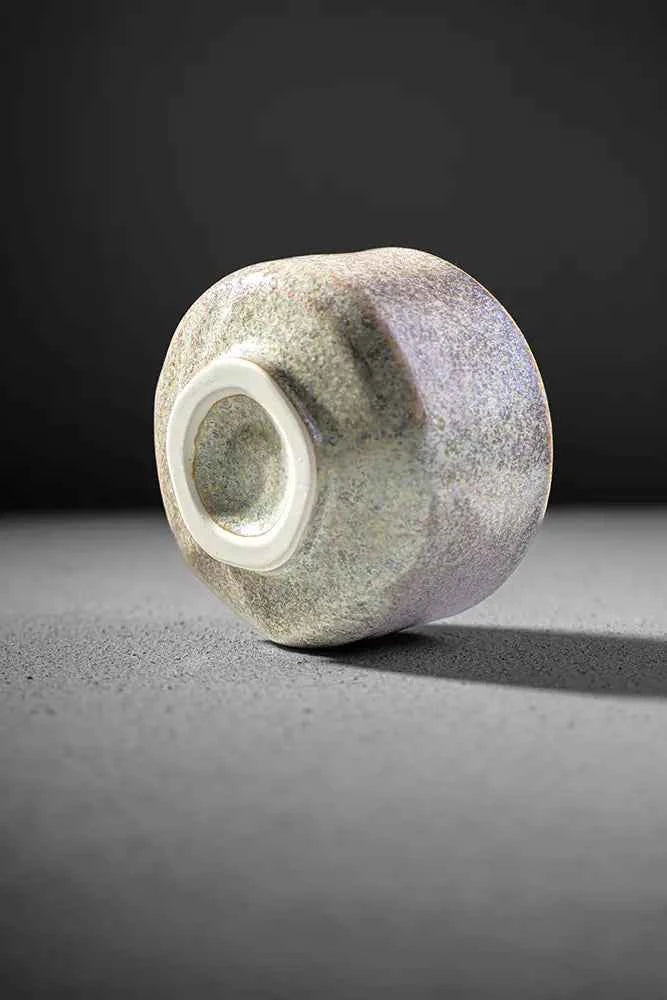 Shin Series Ishi matcha bowl - base and foot ring detail