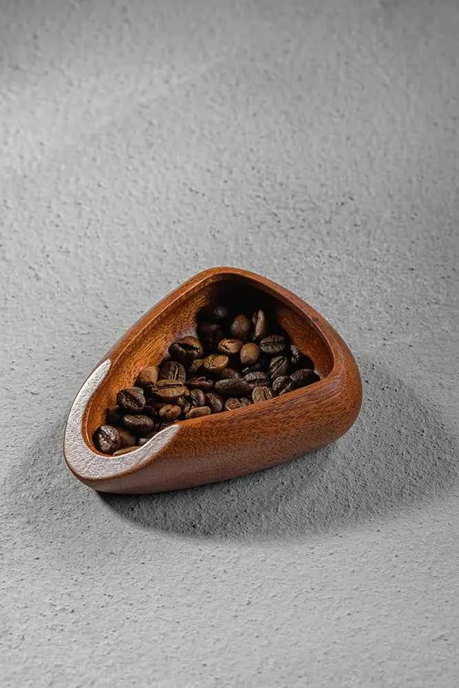 Timecore Bean Transfer Tool - hand-crafted wooden dosing scoop