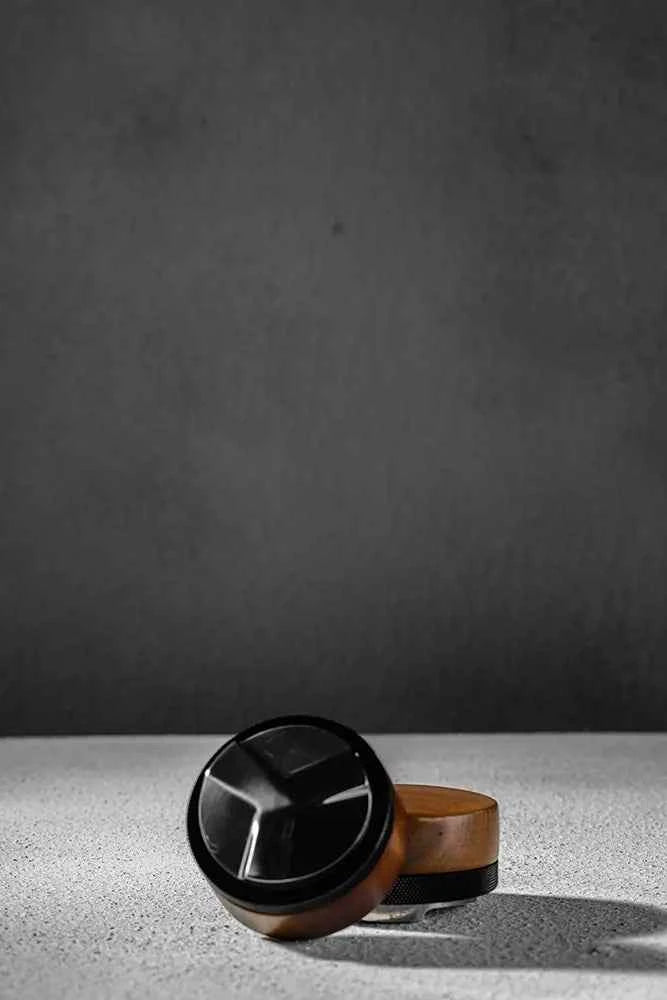 Timecore wood coffee distributor - 304 stainless steel base